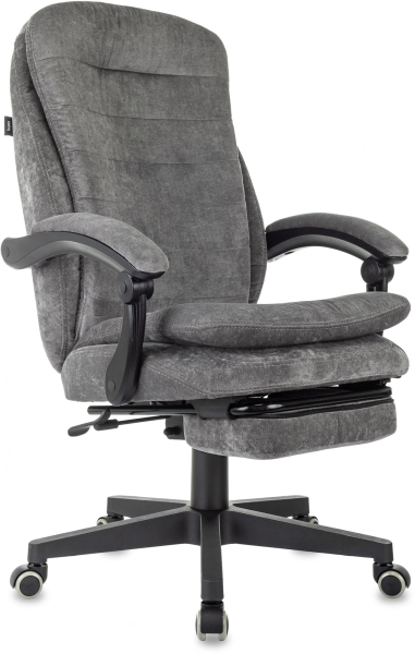 Кресло руководителя Бюрократ T-9950 MSG-F c подставкой для ног