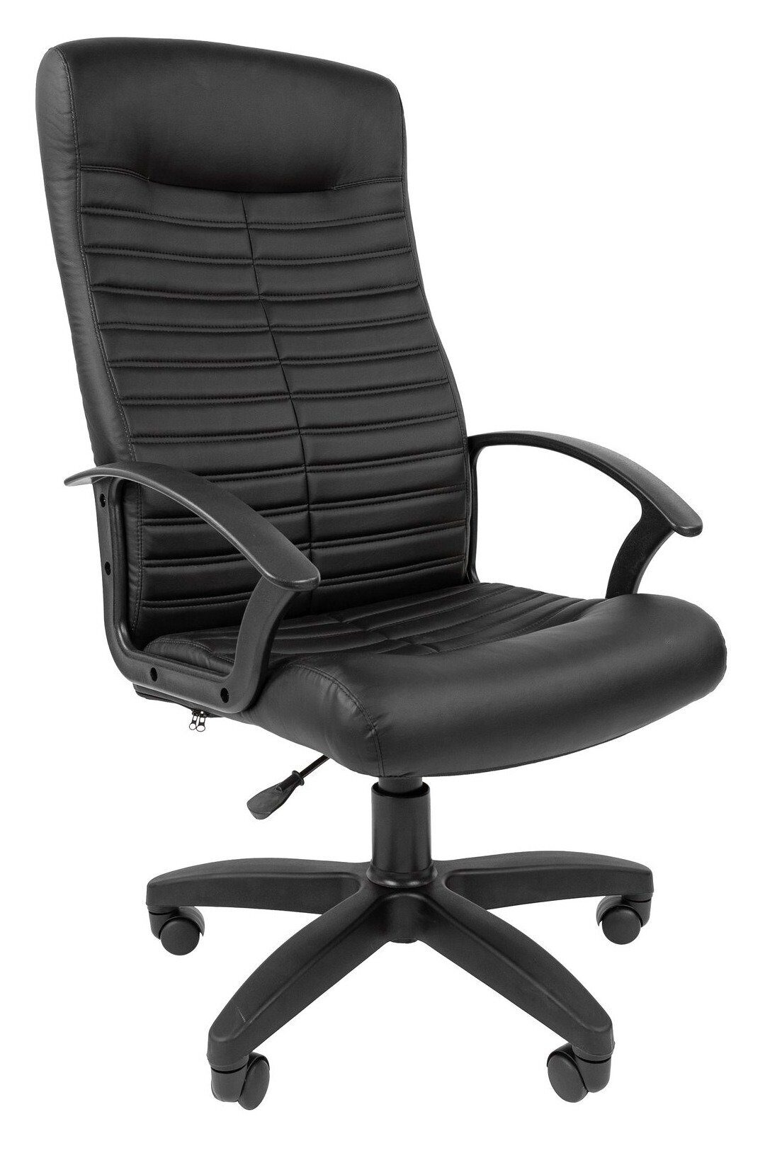 Офисное кресло Стандарт СТ-80 эконом экокожа Черный
