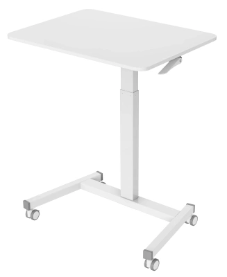 Стол для ноутбука Cactus CS-FDS102 8WWT механический столешница МДФ белый каркас белый 80x60x121см