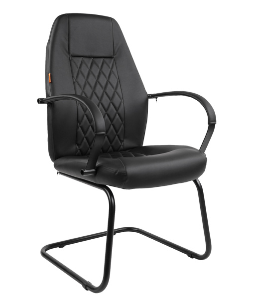 Кресло для посетителя CHAIRMAN 950V LT Экокожа черная