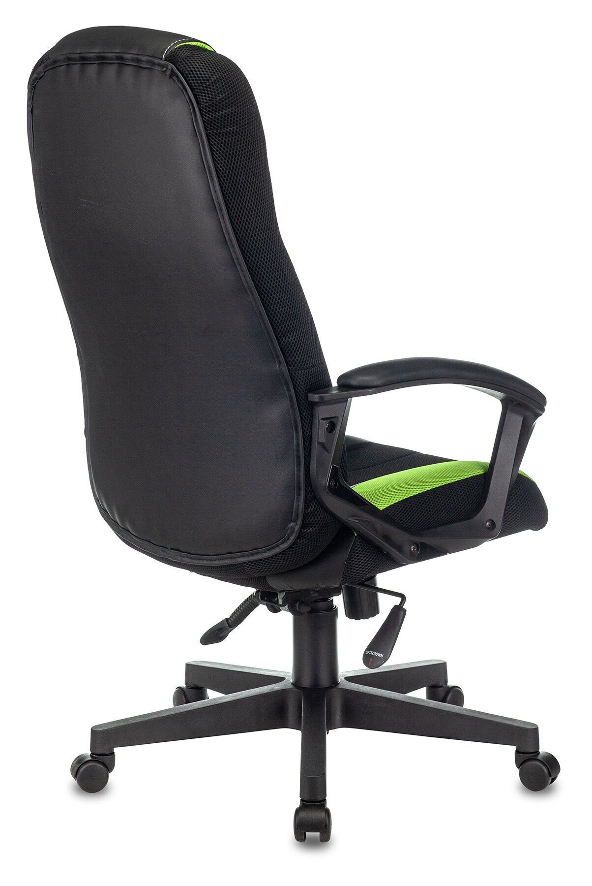 Кресло игровое Бюрократ ZOMBIE 9 Ткань, механизм качания топ ган Lux, черно-зеленое викинг 9