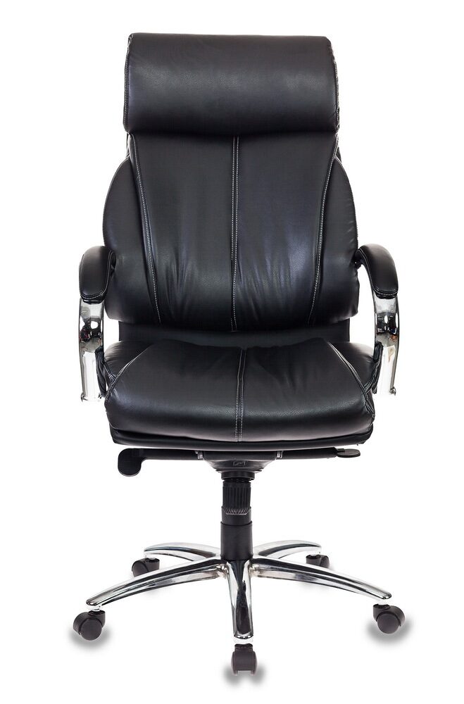 Кресло руководителя Бюрократ T-9904SL BLACK Искусственная кожа