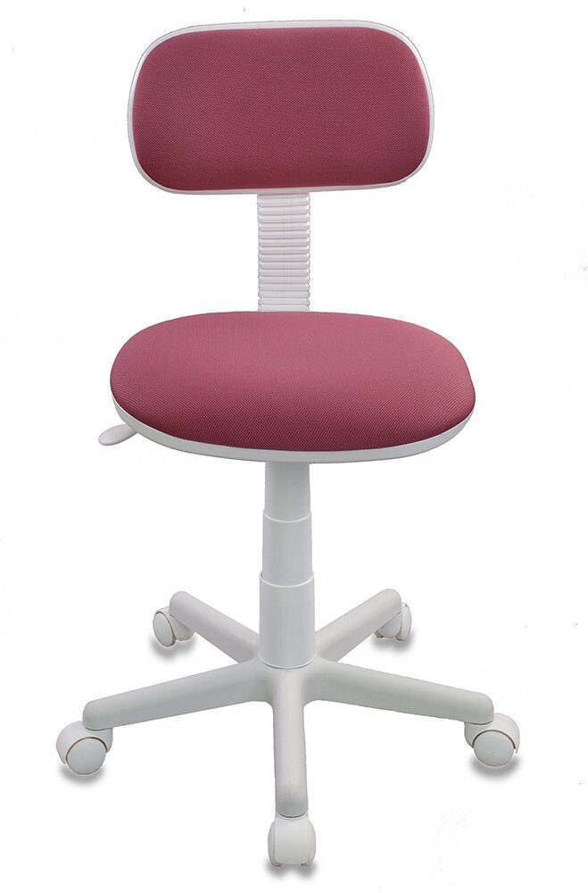 Кресло CH-W201 белый пластик, розовое