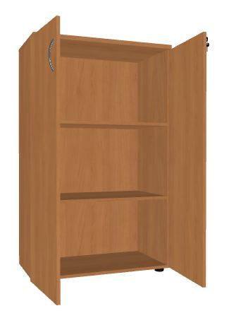 Шкаф 3 секции с дверями Альфа 760x390x1220мм