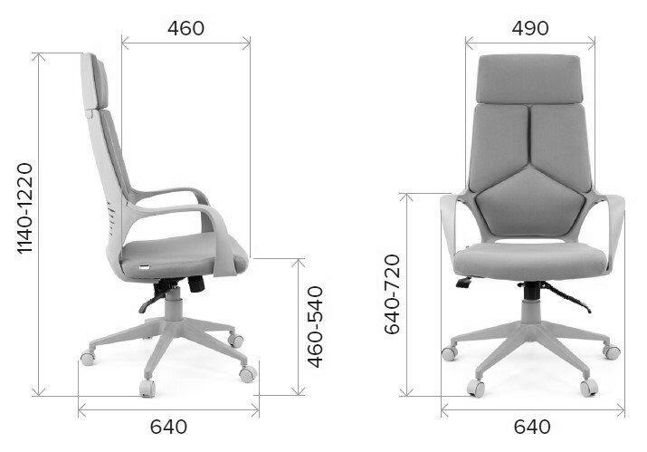 Кресло Everprof TRIO GREY  ткань бирюза Кресло Everprof TRIO GREY  ткань бирюза