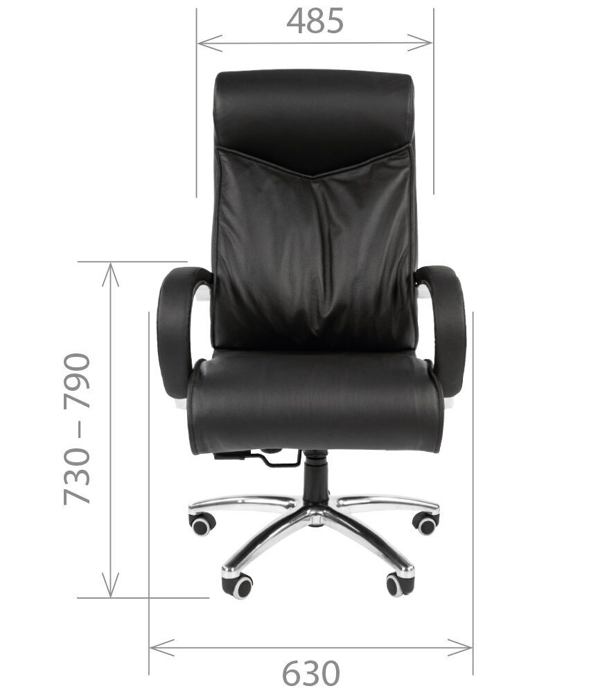 Кресло руководителя Chairman 420, коричневое
