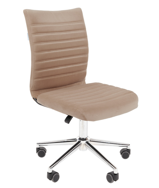Кресло оператора CHAIRMAN 033 Велюр T-10 темно-бежевый