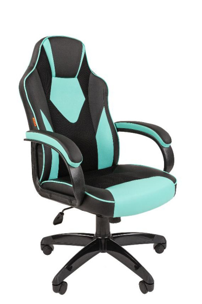 Кресло геймерское Gordon (черно – голубое)
