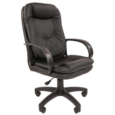 Офисное кресло Стандарт СТ-68 Экокожа, черный