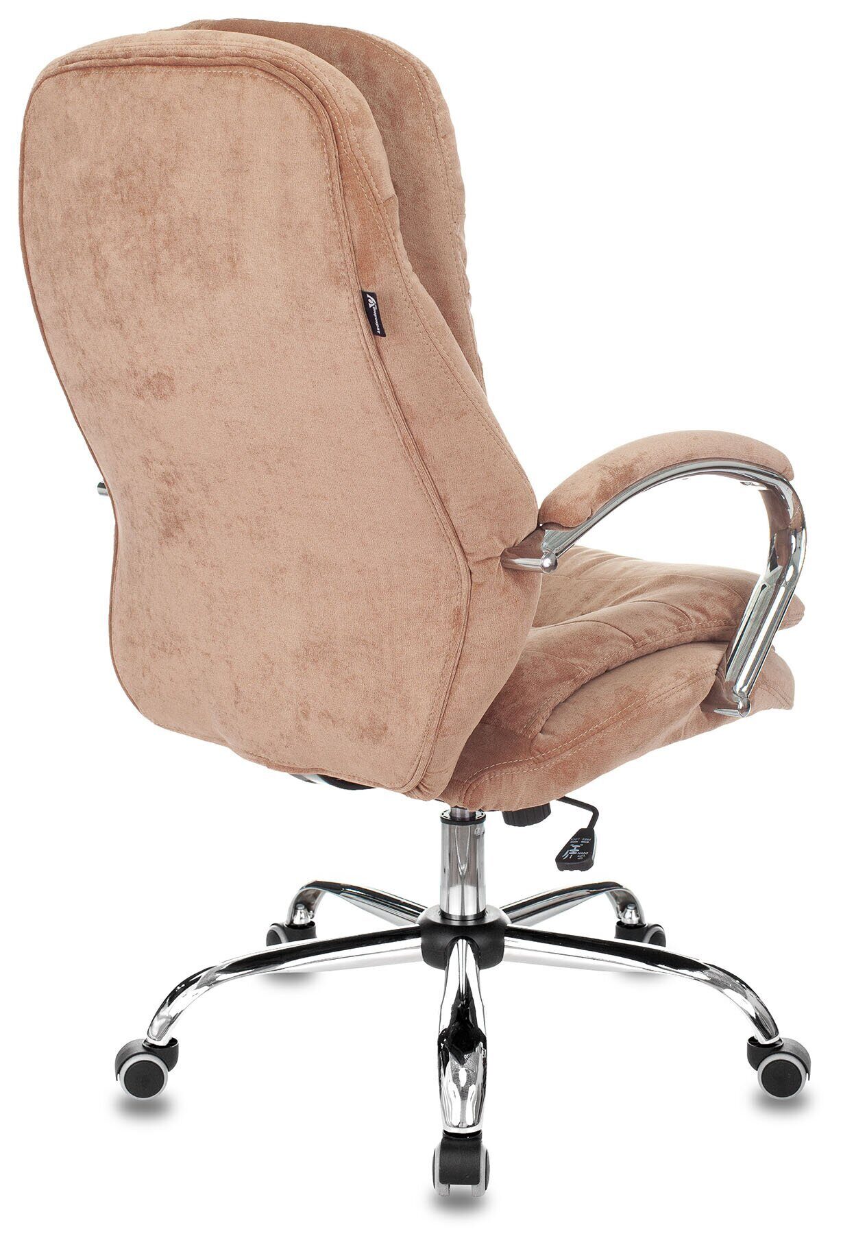 Кресло руководителя Бюрократ T-9950SL Ткань велюр Cветло-коричневый velvet 90