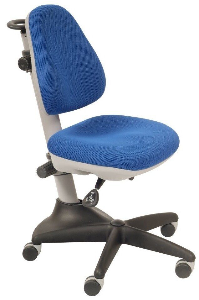 Растущее эргономичное кресло KD-2 TW ткань, синее