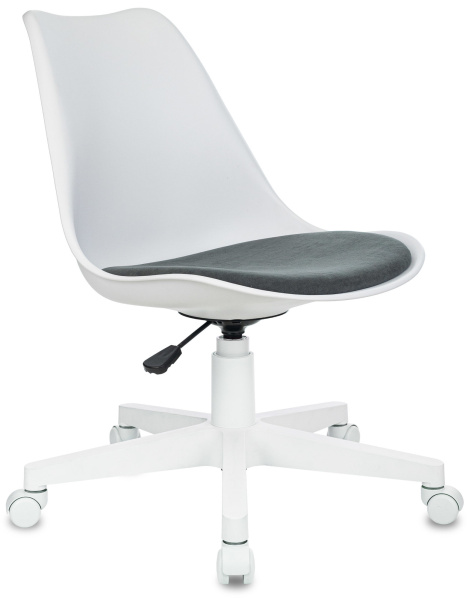 Кресло Бюрократ CH-W333 пластик белый, серый Alfa 44