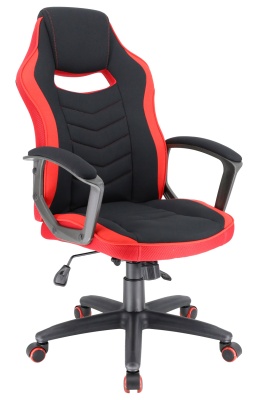 Кресло игровое Everprof Stels T Ткань красная