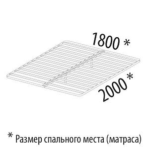 Основание кровати на металлическом каркасе ОК50 (ширина 180 см)
