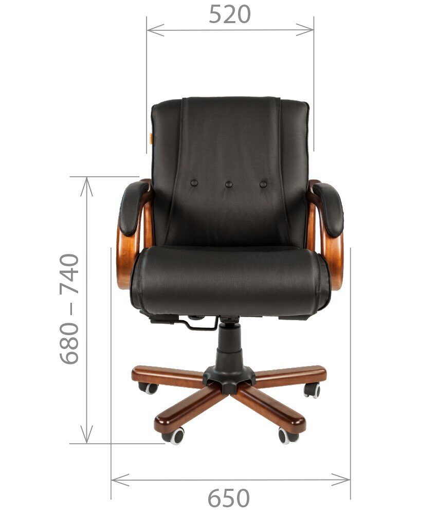 Кресло руководителя Chairman 653 М (натур. кожа)