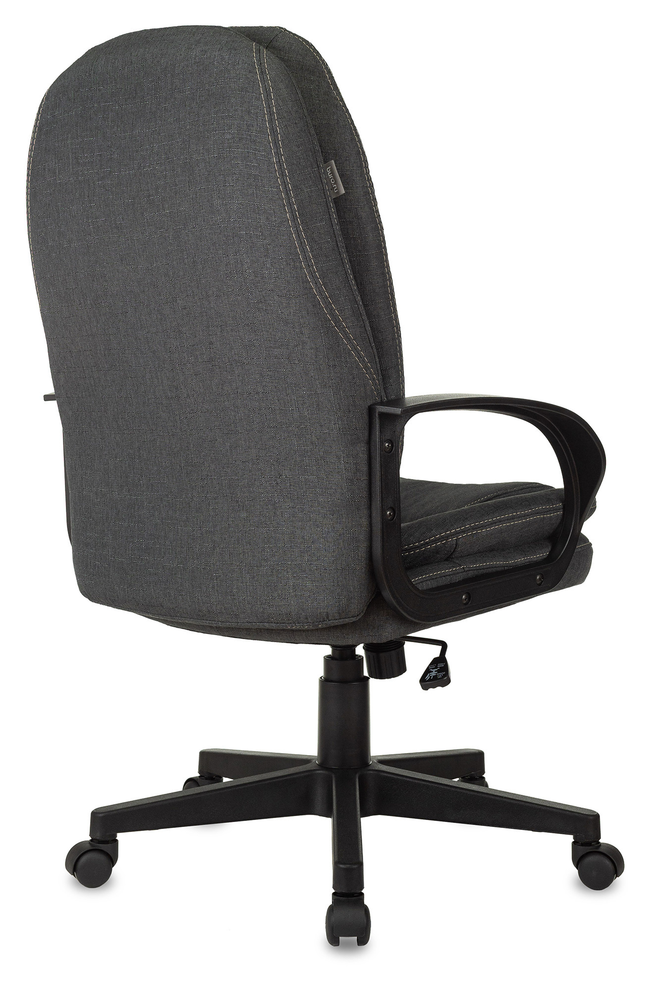 Кресло руководителя Бюрократ CH-868LT Ткань серый крестовина пластик