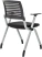 Стул Бюрократ X-Click черный на ножках металл серый