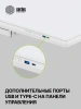 Стол для компьютера Cactus CS-EGD-WWT 120*60*72см электропривод столешница стекло белый каркас белый