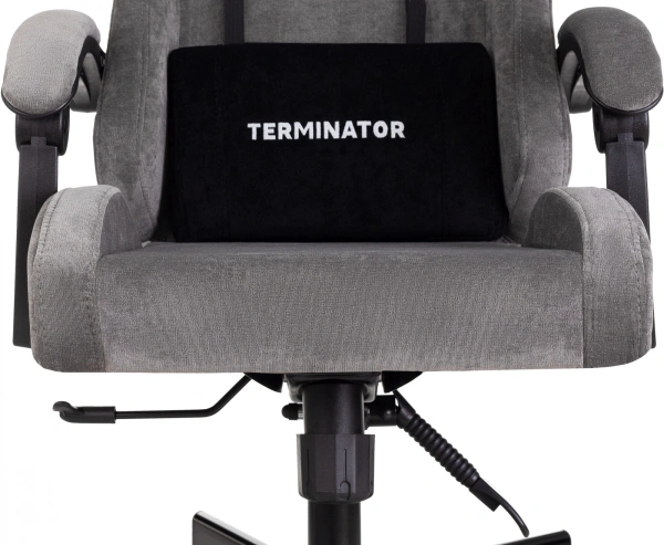 Кресло игровое Knight Terminator серый Light-19