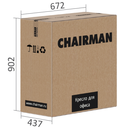 Кресло руководителя Chairman 406 Экокожа