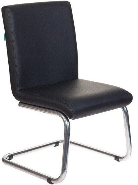 Кресло на полозьях CH-250-V экокожа Черный