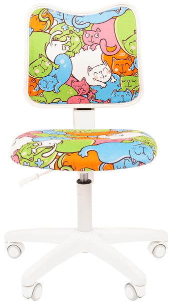 Кресло детское Chairman KIDS 102 White, Котики