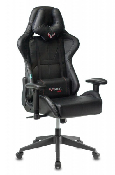 Кресло игровое Бюрократ VIKING 5 AERO Искусственная кожа, черный