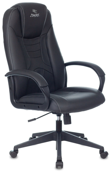 Кресло игровое Бюрократ Zombie 8 иск. кожа Черный