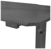Стол для компьютера Cactus CS-EDL-GBK RGB 140x60x72см электропривод столешница МДФ черный каркас черный