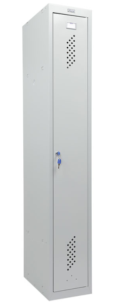Шкаф для раздевалок ПРАКТИК усиленный ML 11-30 базовый модуль (LS-01) 1830x300x500 мм