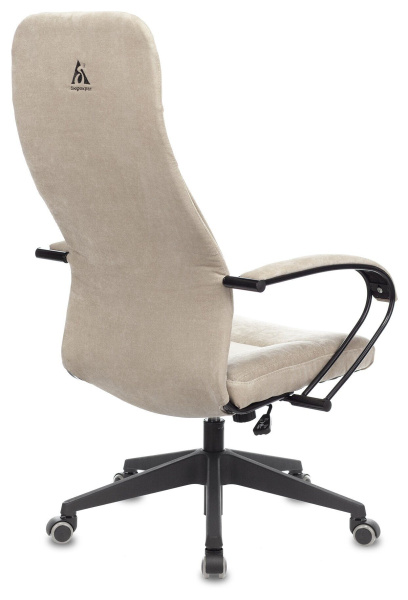 Кресло руководителя Бюрократ CH-608 пластик, ткань Бежевый