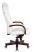 Кресло Бюрократ T-9923WALNUT до 200 кг (натур.кожа+иск.кожа, дерево), слоновая кость