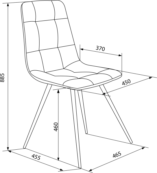 Стул Бюрократ CH-K1 велюр зеленый Holland 30