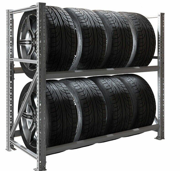 Стеллаж MS PRO 1200-1353x606 стационарный (хранение 8 шин)