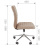 Кресло оператора CHAIRMAN 033 Велюр T-10 темно-бежевый