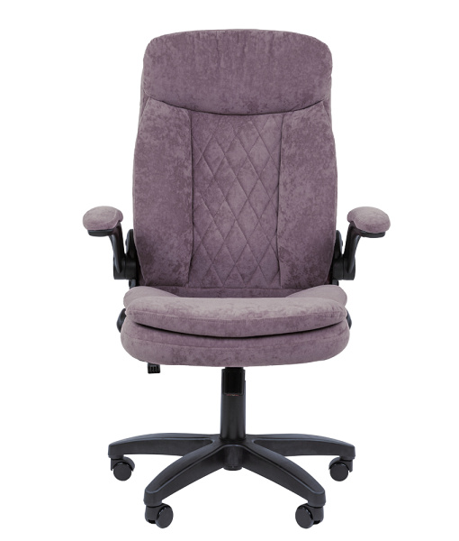 Кресло руководителя  CHAIRMAN HOME 533 Велюр лиловый
