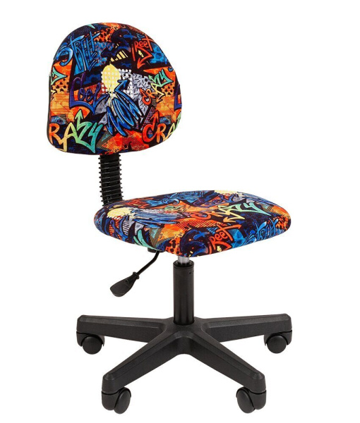Кресло детское Chairman KIDS 104 Black, Crazy