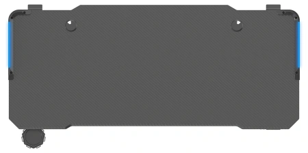 Стол для компьютера Cactus CS-EDL-GBK RGB 140x60x72см электропривод столешница МДФ черный каркас черный