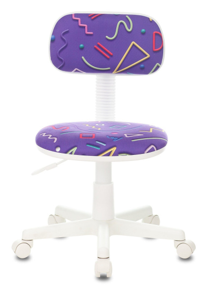 Кресло CH-W201 белый пластик, фиолетовый Sticks 08